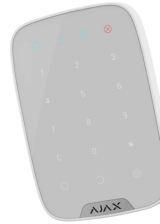 ajax keypad white overview