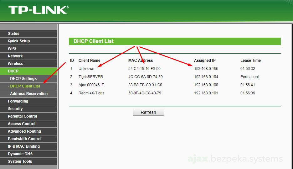 ajax ip camera connect