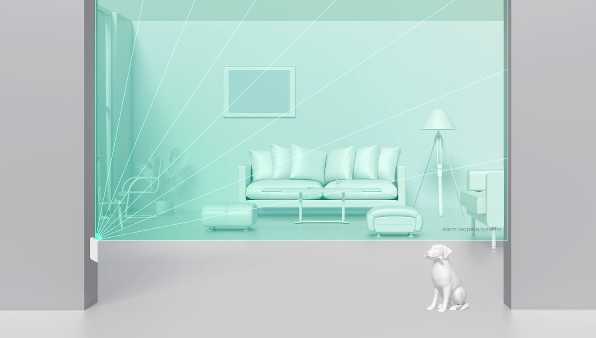 ajax motionprotect curtain dogs cats