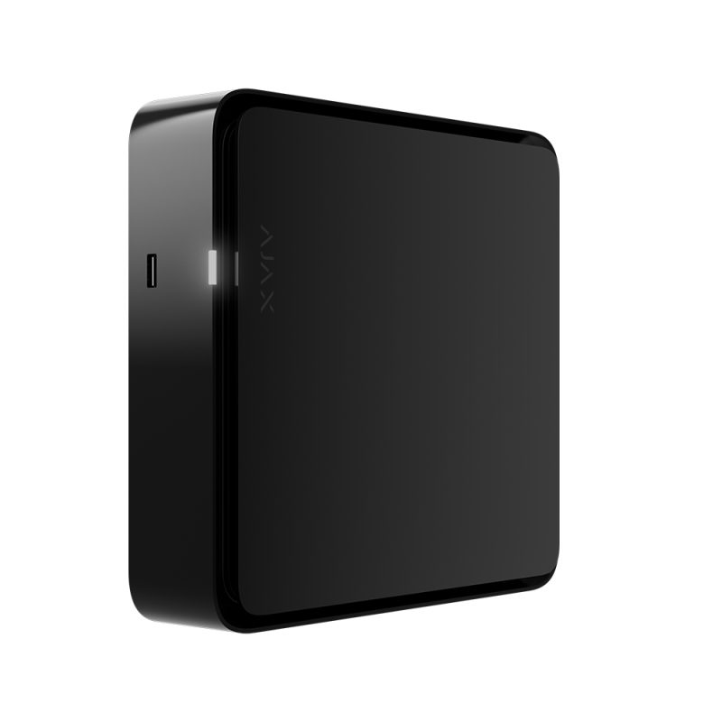 ajax-nvr-hac-_0013_Render – Ajax NVR HAC (16-ch) – Black -front-angled
