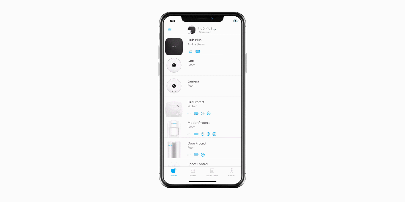 ajax hub os malevich 2.7 cameras