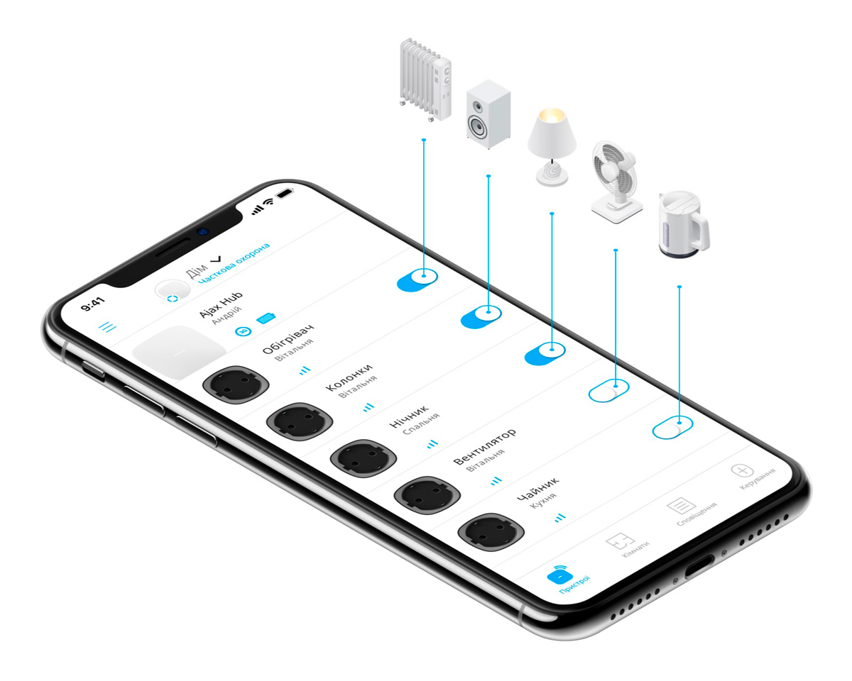 управление Ajax Socket